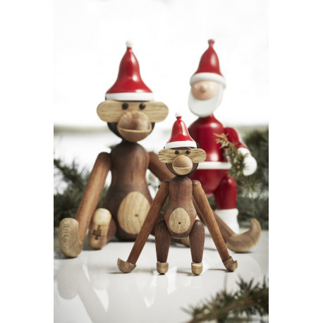 KAY BOJESEN - MINI NISSEHUE - NISSEHUE I MALET BØG TIL KAY BOJESEN TRÆFIGURER