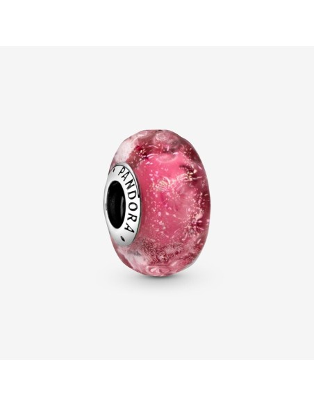 PANDORA | Bølget Lyserødt Muranoglas Charm PANDORA | Bølget Lyserødt Muranoglas Charm