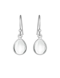 SUSANNE FRIIS BJØRNER | Øreringe i sølv med bjergkrystal