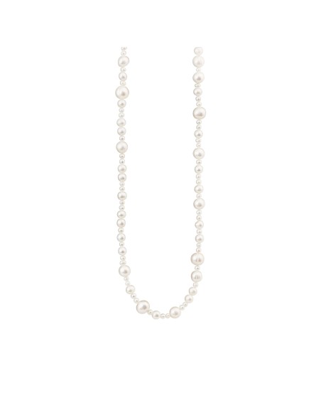 Susanne Friis Bjørner | Halskæde 42-45 cm, forgyldt sølv, blanding af runde hvide ferskvandsperler Susanne Friis Bjørner | Halskæde 42-45 cm, forgyldt sølv, blanding af runde hvide ferskvandsperler