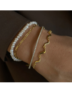 Nava Copenhagen | Kaia Armbånd Forgyldt Sølv 2