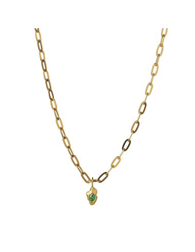 STINE A | GLIMPSE PENDANT WITH GREEN STONE