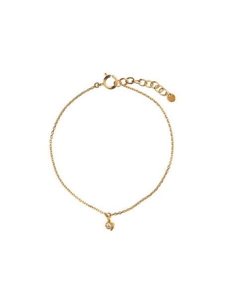 STINE A | PLANBØRNEFONDEN PETIT FLOW BRACELET WITH STONE