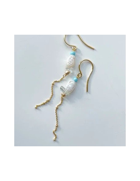 SISTIE | Beach - Øreringe Forgyldt