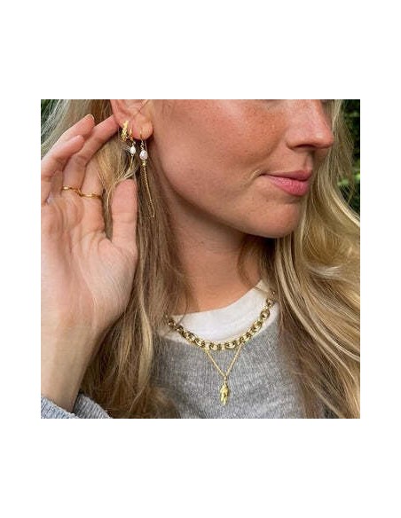 SISTIE | Beach - Øreringe Forgyldt