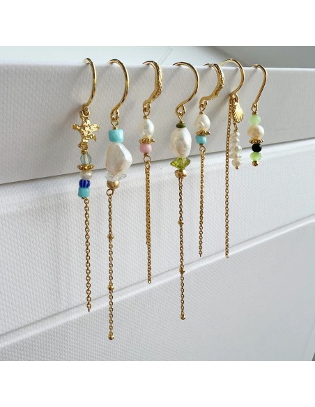 SISTIE | Beach - Øreringe Forgyldt