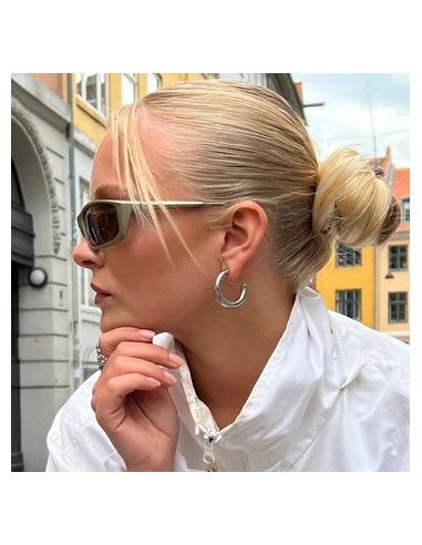 SISTIE | Aura - Hoops Medium Stål