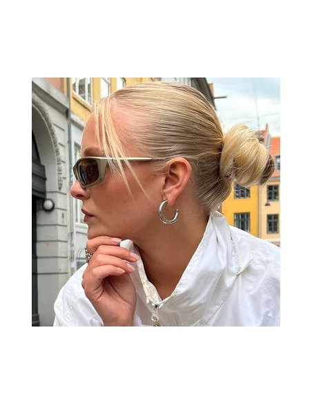 SISTIE | Aura - Hoops Medium Stål SISTIE | Aura - Hoops Medium Stål