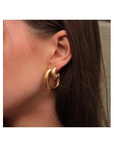 SISTIE | Aura - Hoops Medium Forgyldt