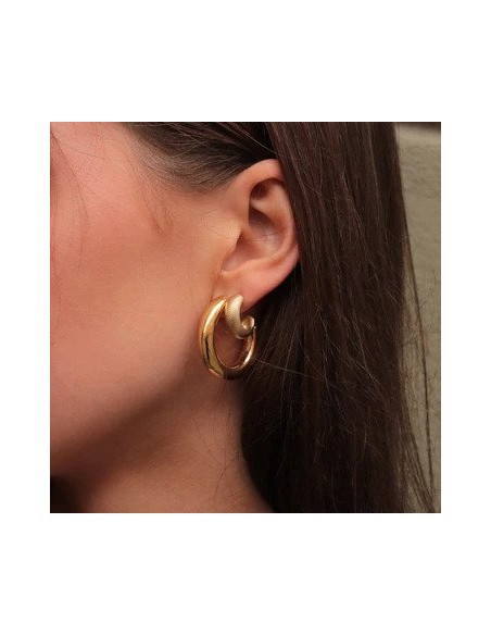 SISTIE | Aura - Hoops Medium Forgyldt