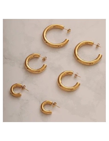 SISTIE | Aura - Hoops Medium Forgyldt