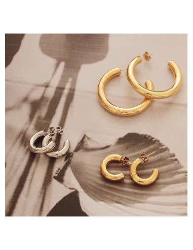 SISTIE | Aura - Hoops Small Stål