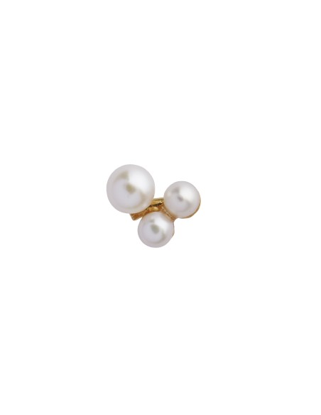 STINE A | THREE PEARL BERRIES EARRING STINE A | THREE PEARL BERRIES EARRING