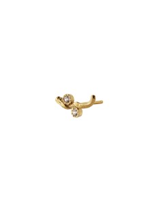 STINE A | FLOW EARRING WITH TWO STONES - SINGLE 2