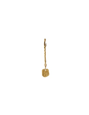 STINE A | FLOW CREOL WITH HAMMERED PENDANT - SINGLE