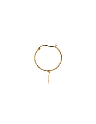 STINE A | FLOW CREOL WITH HAMMERED PENDANT - SINGLE