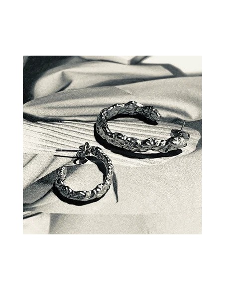 SISTIE | Lana - Kreoler Large Stål SISTIE | Lana - Kreoler Large Stål