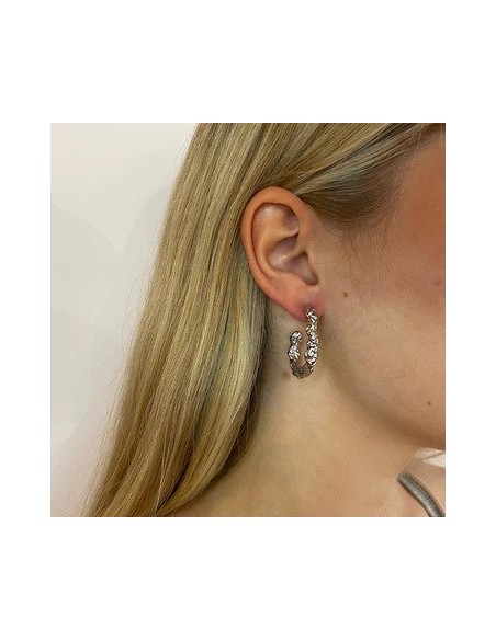 SISTIE | Lana - Kreoler Large Stål SISTIE | Lana - Kreoler Large Stål