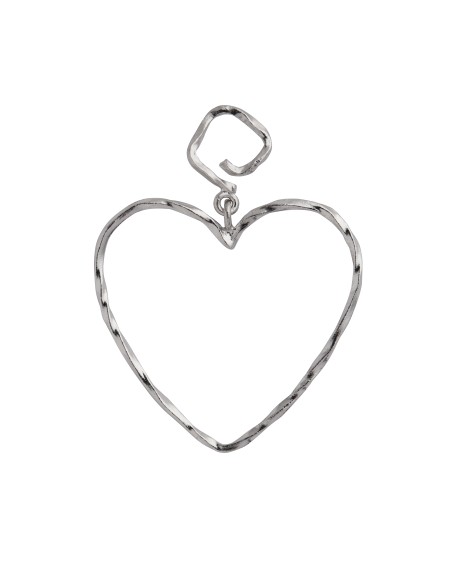 STINE A | Funky Heart Earring - Silver STINE A | Funky Heart Earring - Silver