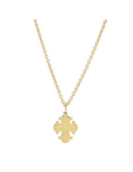 Lund Copenhagen| Marguerit Collier Dagmarkors 45-48cm Forgyldt Sølv