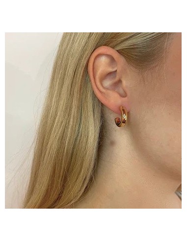 SISTIE | Aura - Hoops Small Forgyldt
