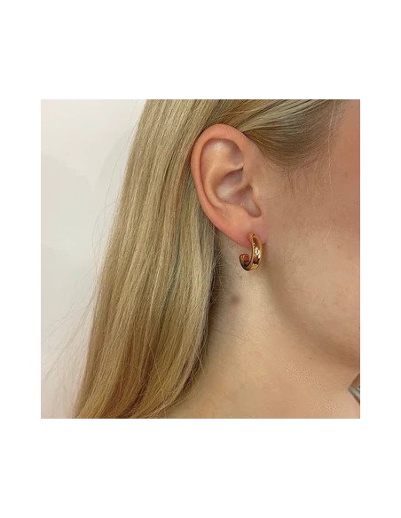 SISTIE | Aura - Hoops Small Forgyldt SISTIE | Aura - Hoops Small Forgyldt