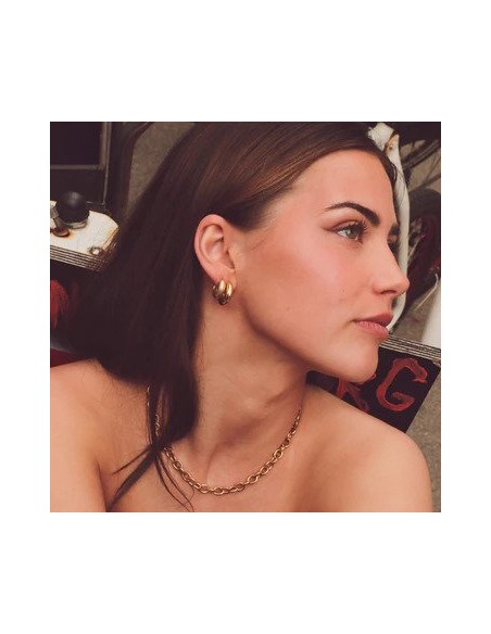 SISTIE | Aura - Hoops Small Forgyldt SISTIE | Aura - Hoops Small Forgyldt