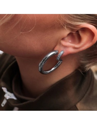 SISTIE | Aura - Hoops Large Stål