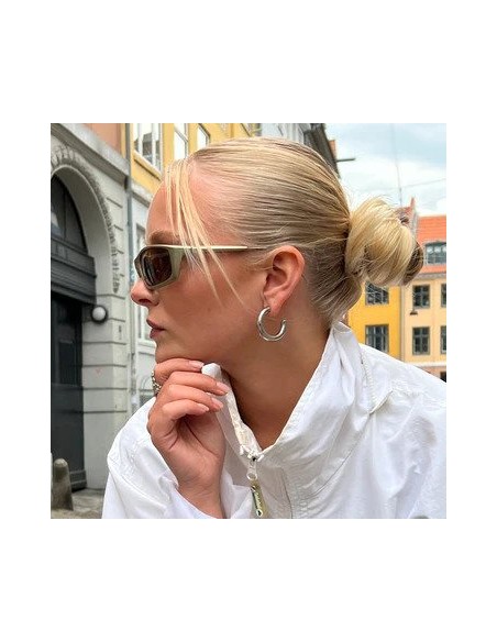 SISTIE | Aura - Hoops Large Stål SISTIE | Aura - Hoops Large Stål