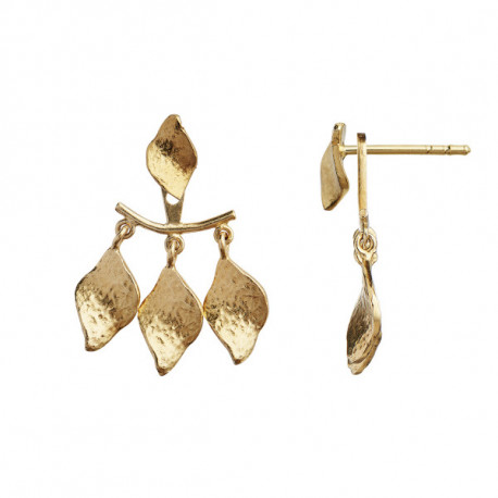 STINE A THREE DANCING ILE DE L´AMOUR BEHIND EAR ERRING GOLD