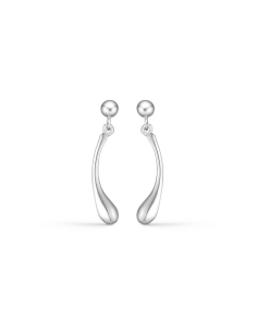 RANDERS SØLV | Stilrene dråbe øreringe