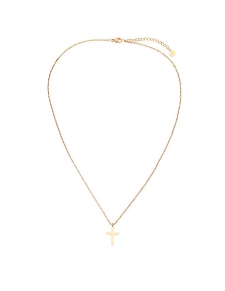 SAMIE | Kors halskæde Forgyldt