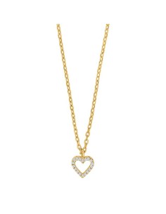 Joanli Nor | Forgyldt vedhæng AIDANOR hjerte 8mm