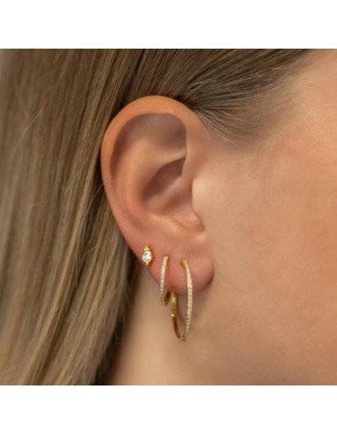 Joanli Nor | Forgyldt sølv creoler JUNENOR