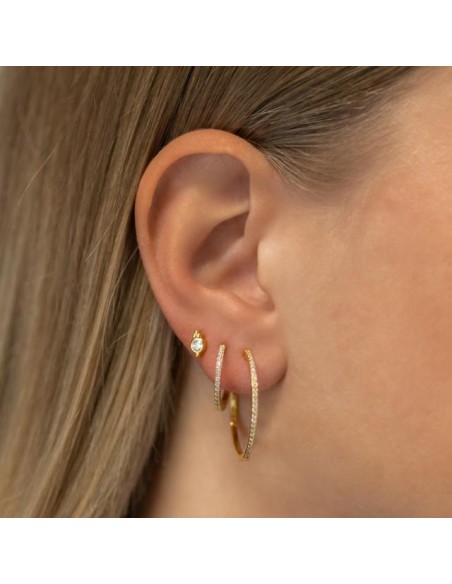 Joanli Nor | Forgyldt sølv creoler JUNENOR Joanli Nor | Forgyldt sølv creoler JUNENOR