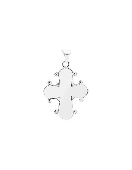 LUND COPENHAGEN | Vedhæng Dagmarkors med glat bagside 20x17mm 925 LUND COPENHAGEN | Vedhæng Dagmarkors med glat bagside 20x17mm 925