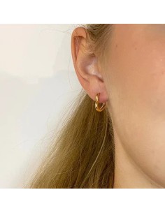 SISTIE | Heartie - Øreringe Forgyldt 2