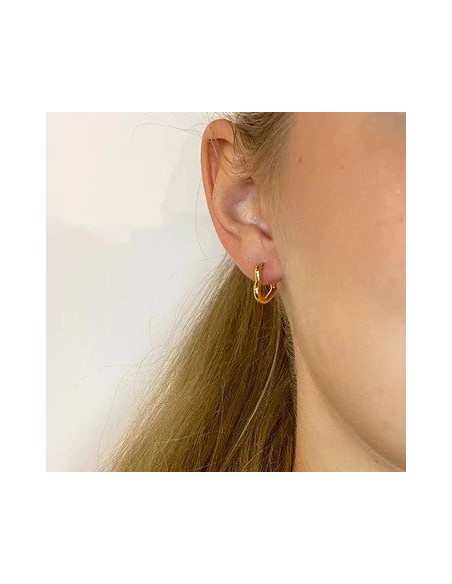 SISTIE | Heartie - Øreringe Forgyldt SISTIE | Heartie - Øreringe Forgyldt