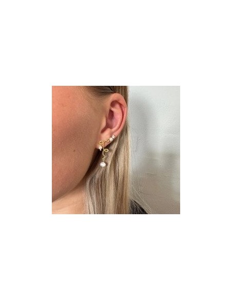 Aqua Dulce | Ørestikker | SWIRL LOVE STUD Aqua Dulce | Ørestikker | SWIRL LOVE STUD