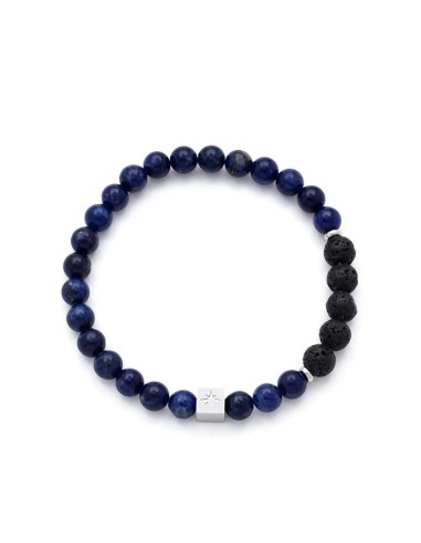 SAMIE | Loui - Armbånd med blå perler