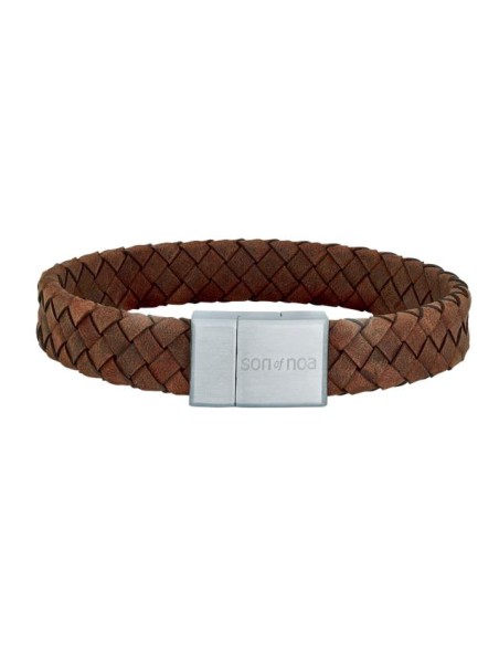 SON OF NOA | SON armbånd brun kalveskind 21cm 12mm
