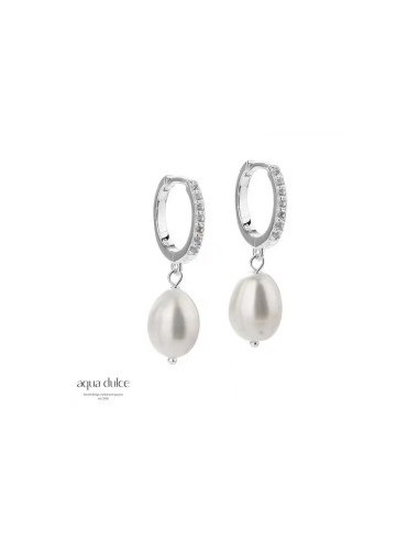 AQUA DULCE | Hoops | DARLING PEARL MEDIUM