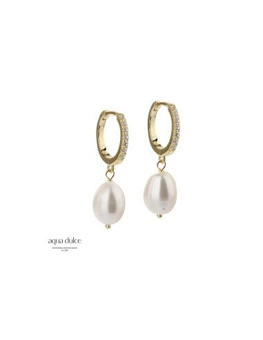 AQUA DULCE | Hoops | DARLING PEARL MEDIUM