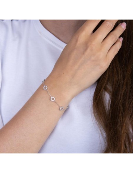 Joanli Nor | Rhd. sølv armbånd ANNANOR 6mm