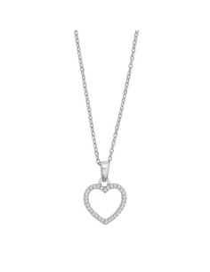 Joanli Nor | Rhd. sølv vedhæng AIDANOR 11mm 42+3cm