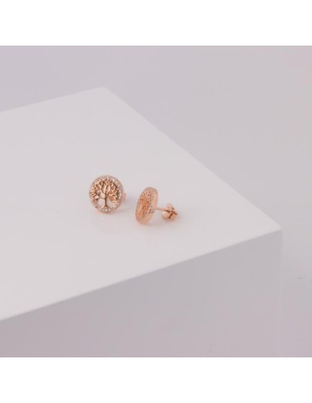 JOANLI NOR | Rosaforgyldt sølv ørestikker CAIANOR