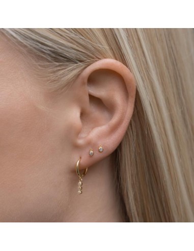 JOANLI NOR | Forg. sølv ørestikker 4mm JOANNOR