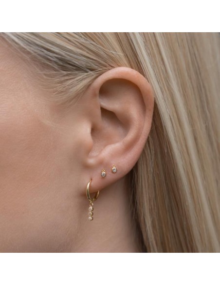 JOANLI NOR | Forg. sølv ørestikker 4mm JOANNOR JOANLI NOR | Forg. sølv ørestikker 4mm JOANNOR