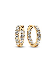 PANDORA | Funklende forgyldte Creoler