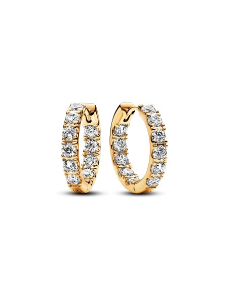 PANDORA | Funklende forgyldte Creoler PANDORA | Funklende forgyldte Creoler